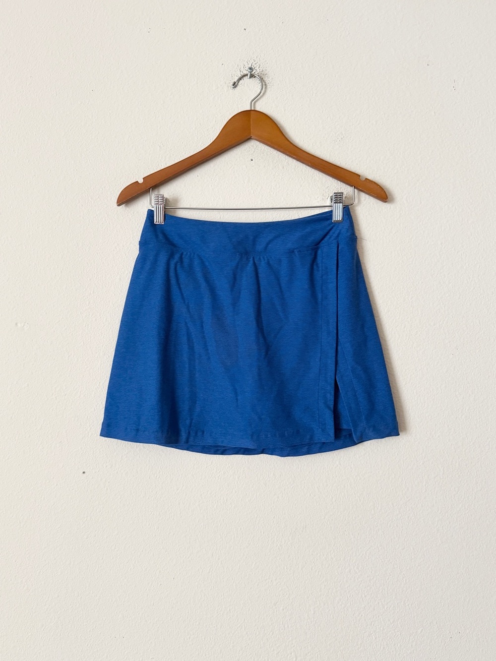 Outdoor Voices SMALL blue high rise tennis skirt with shortie liner